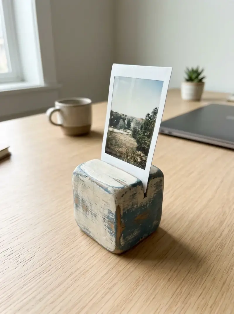Clay Photo Holder Blocks