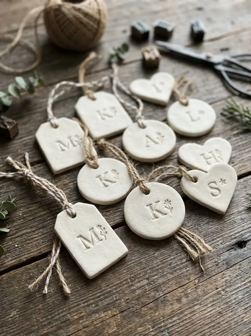 Initial Gift Tags