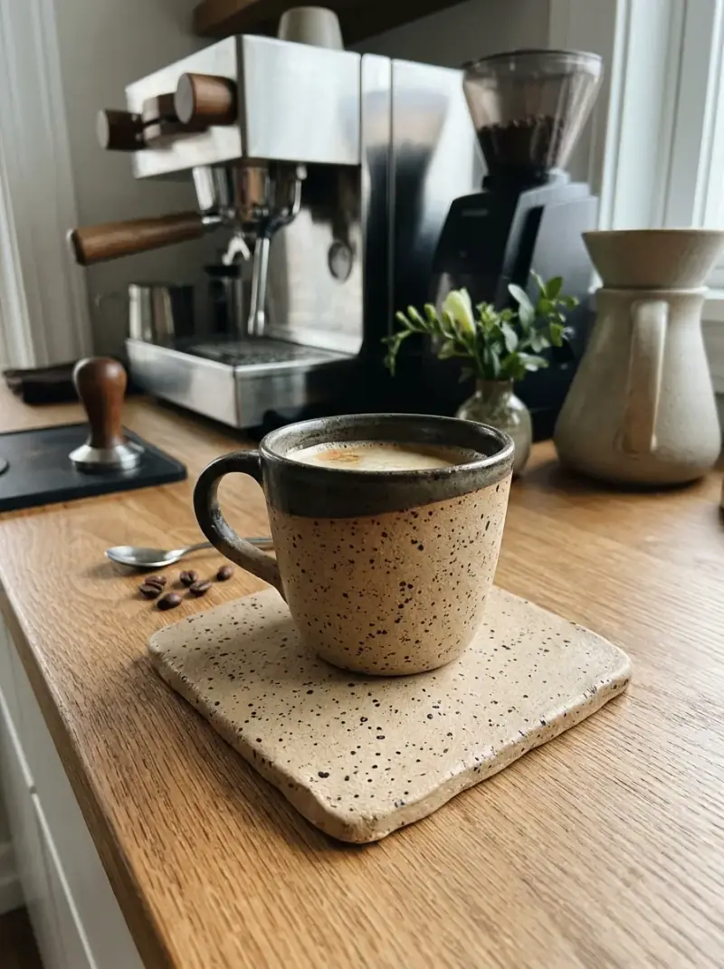 Speckled Mug Rug