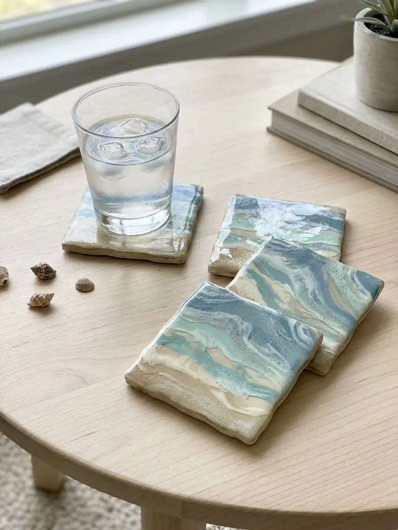 Beach-Themed Coasters