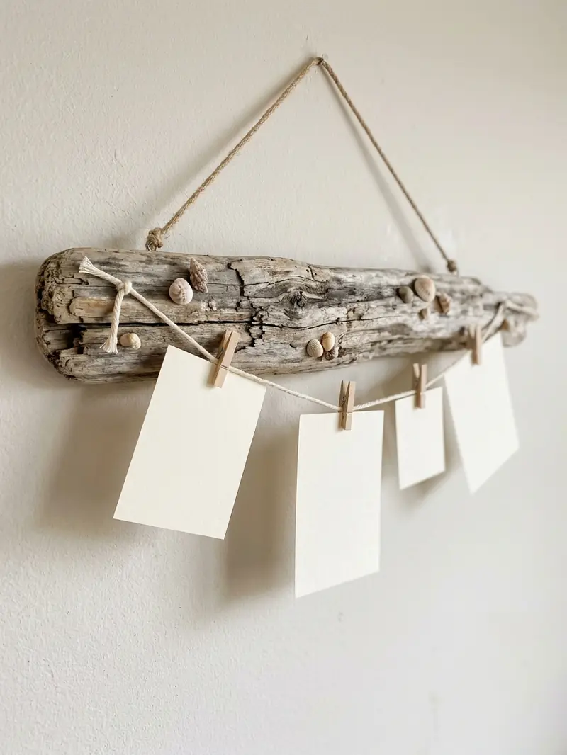 Driftwood Photo Display