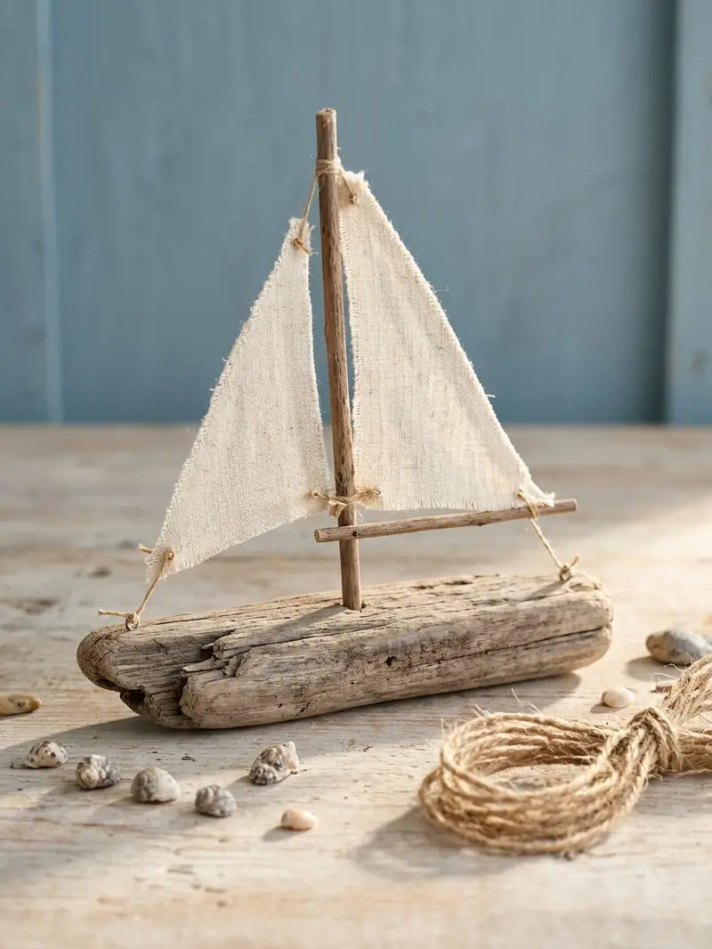Driftwood Sailboat