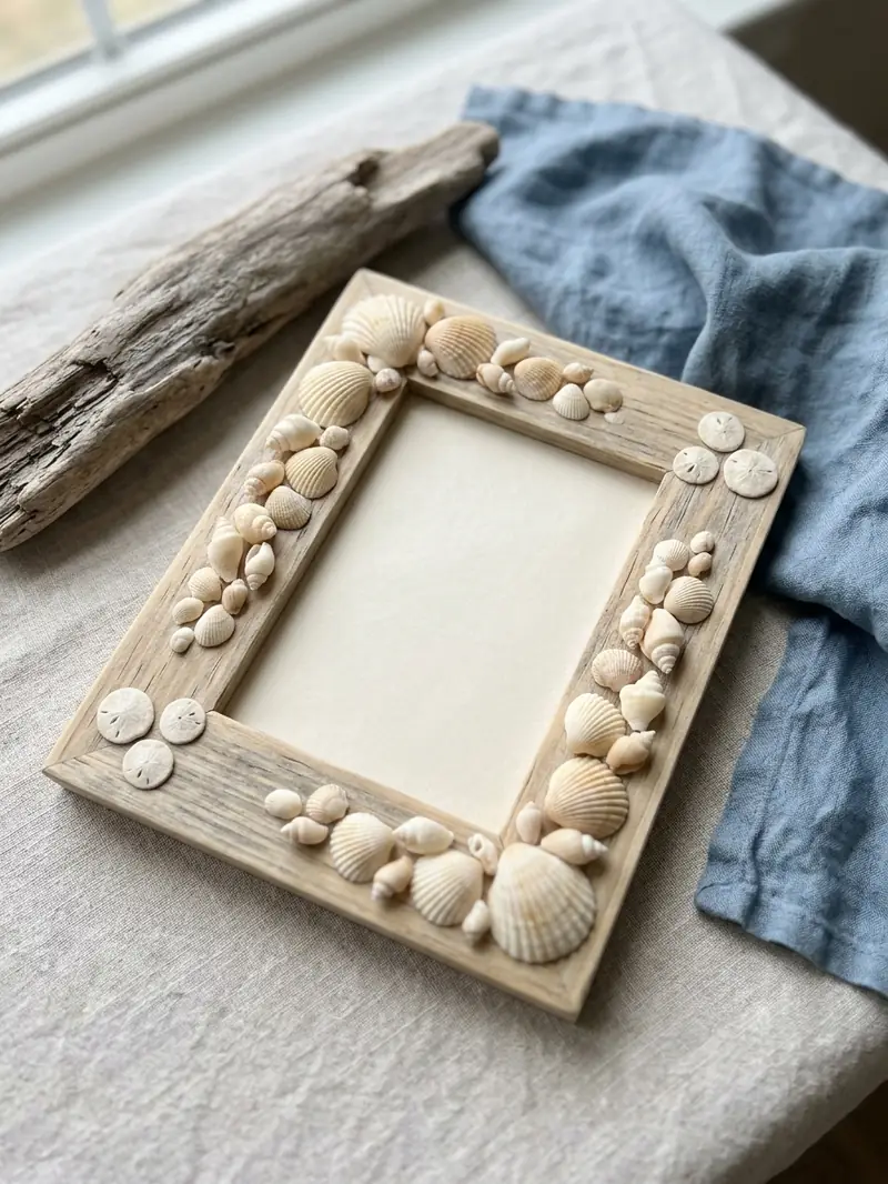 Seashell Picture Frame