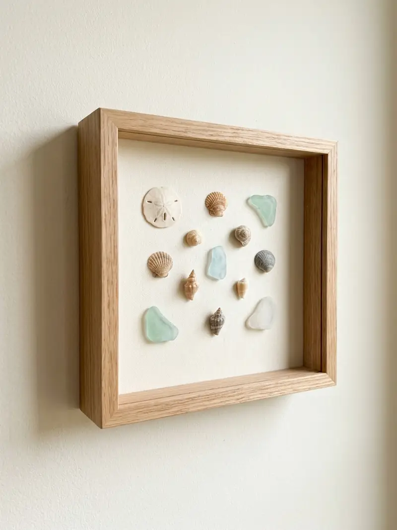 Seashell Shadow Box
