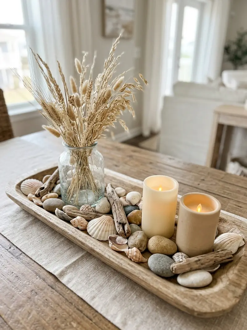 Seashell Table Centerpiece