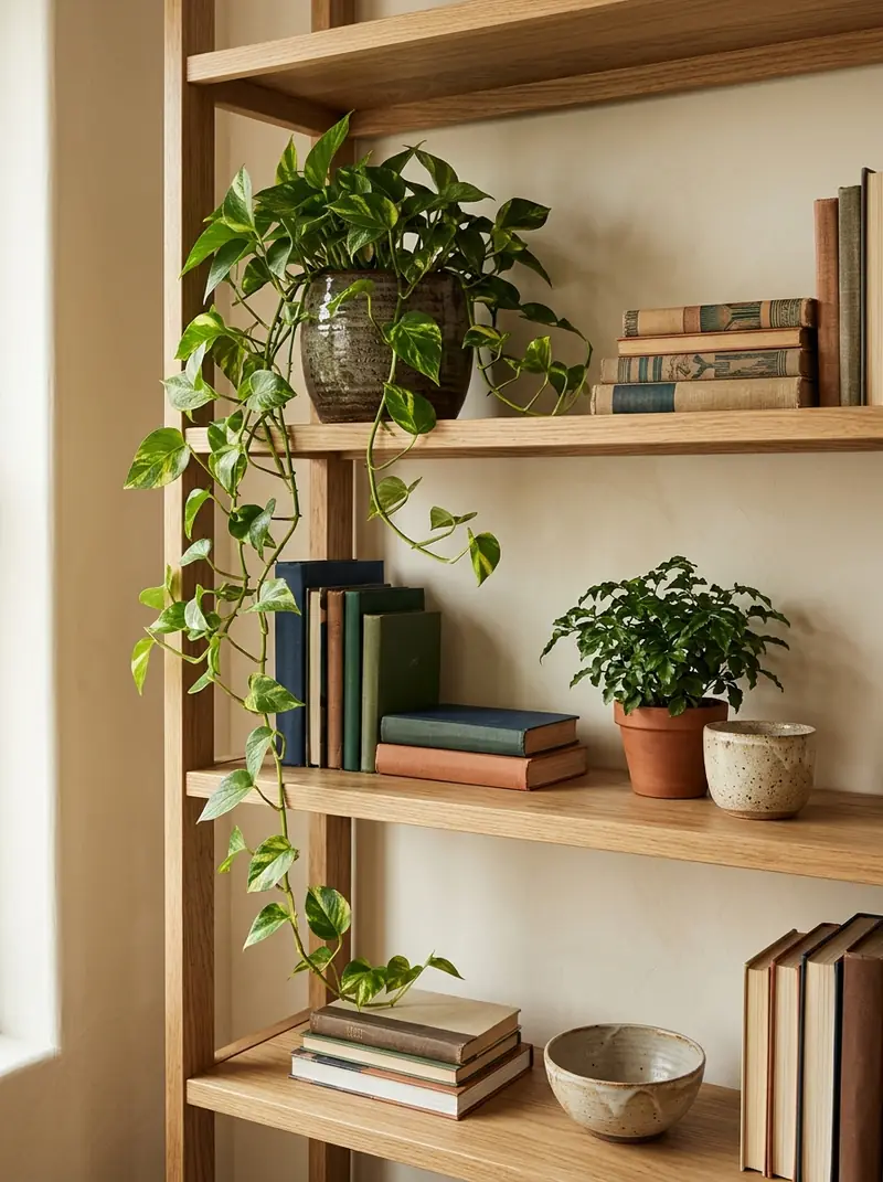 Add Greenery Between Book Groups
