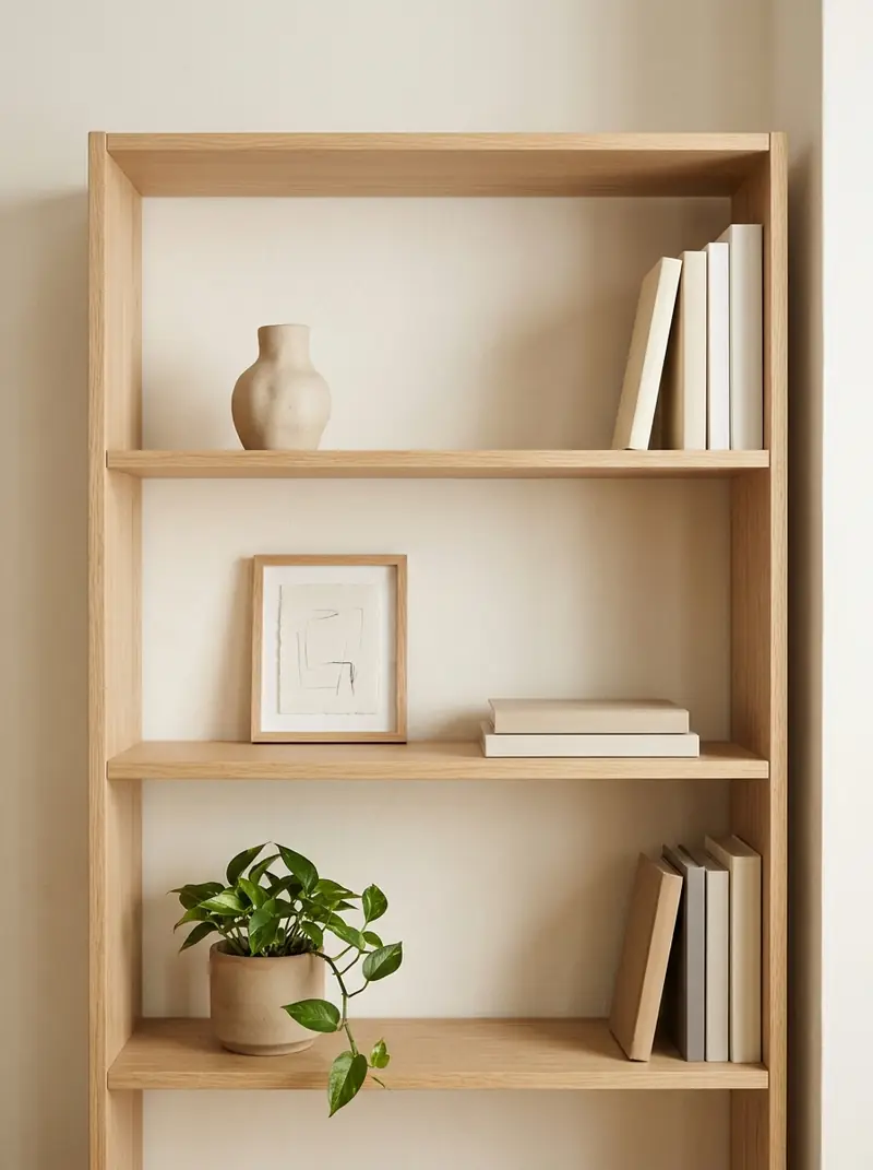 Style a Minimalist Bookshelf