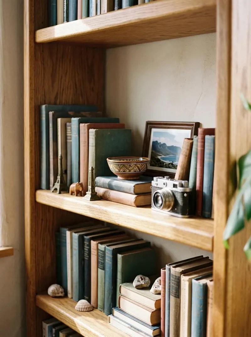 Style a Shelf With Travel Memories