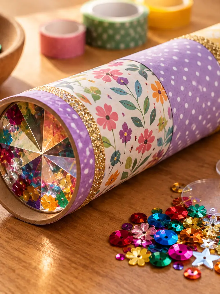 Cardboard Tube Kaleidoscope