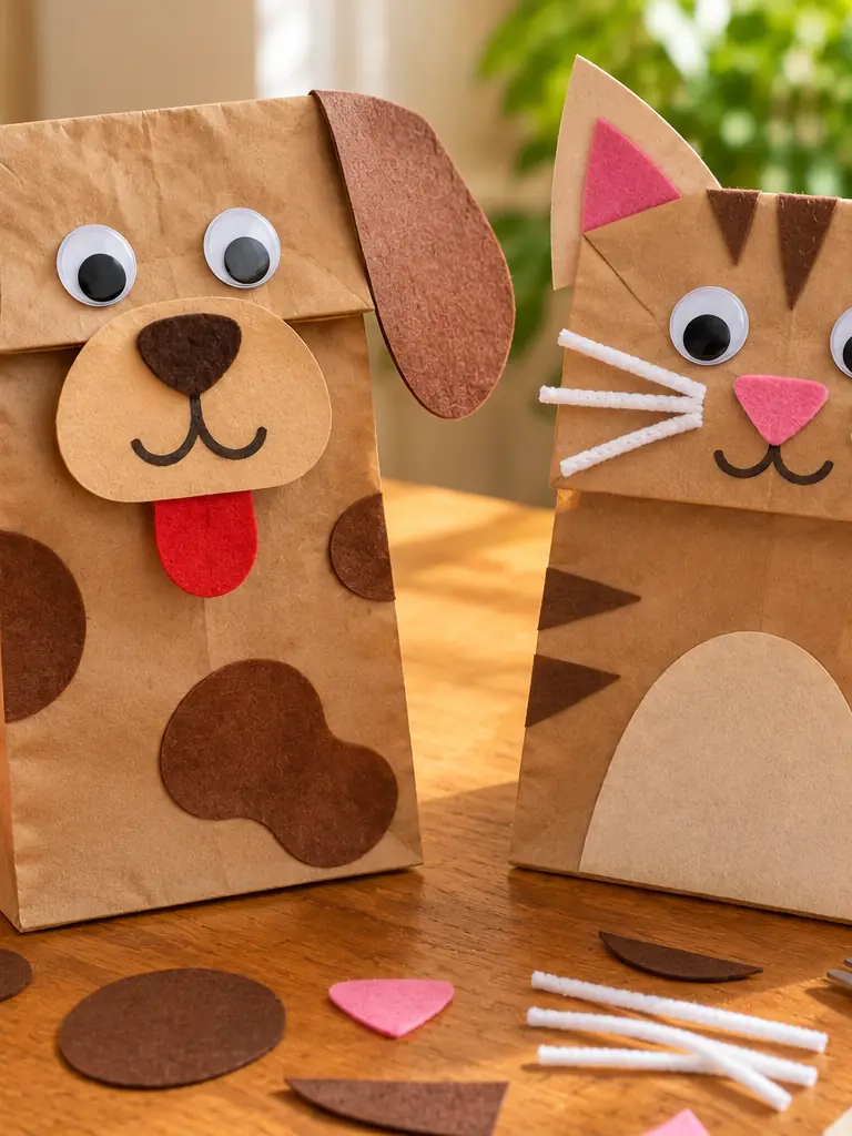 Paper Bag Story Puppets