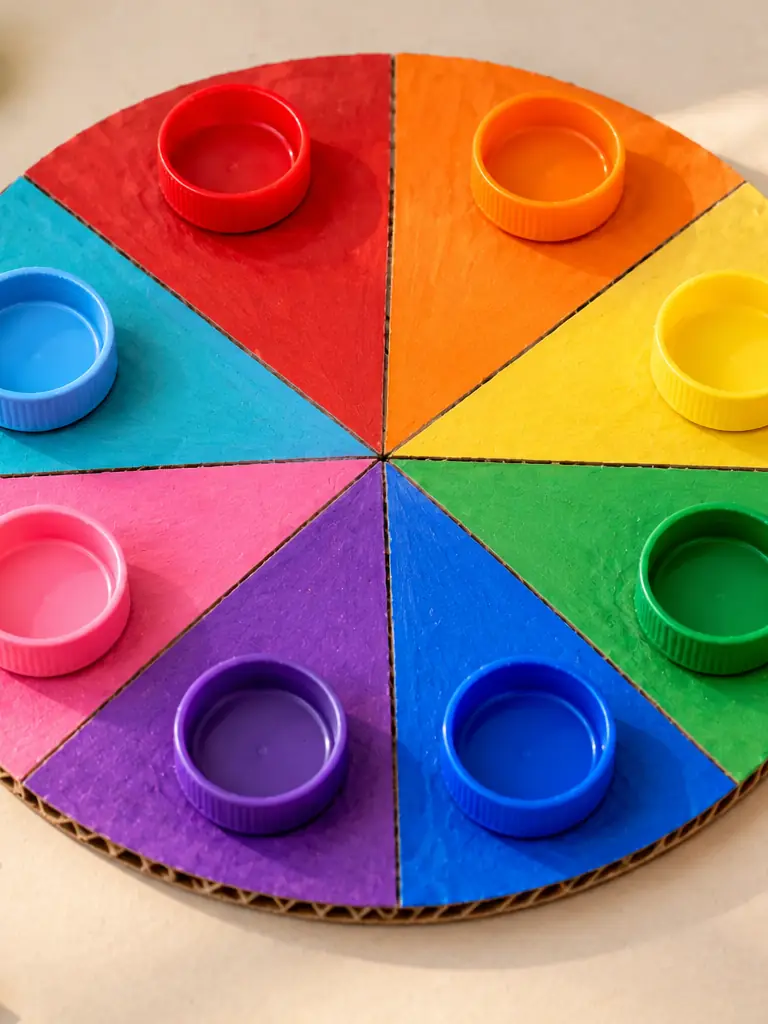Plastic Cap Color Matching Wheels