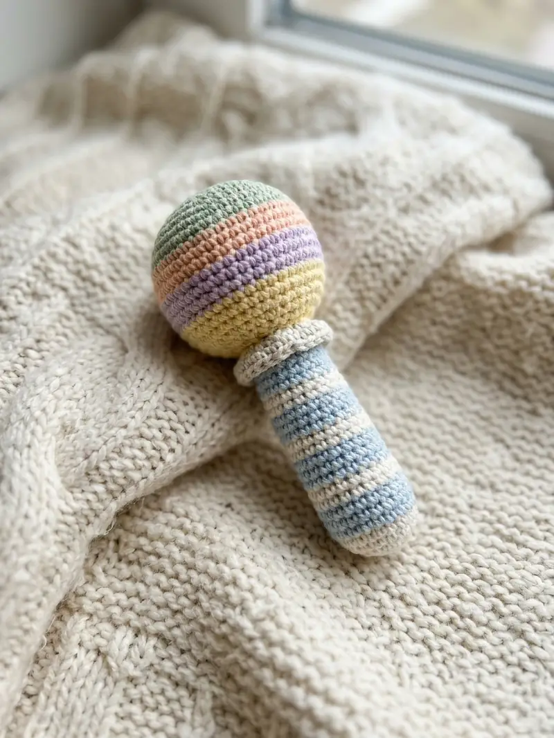 Crochet Baby Rattle