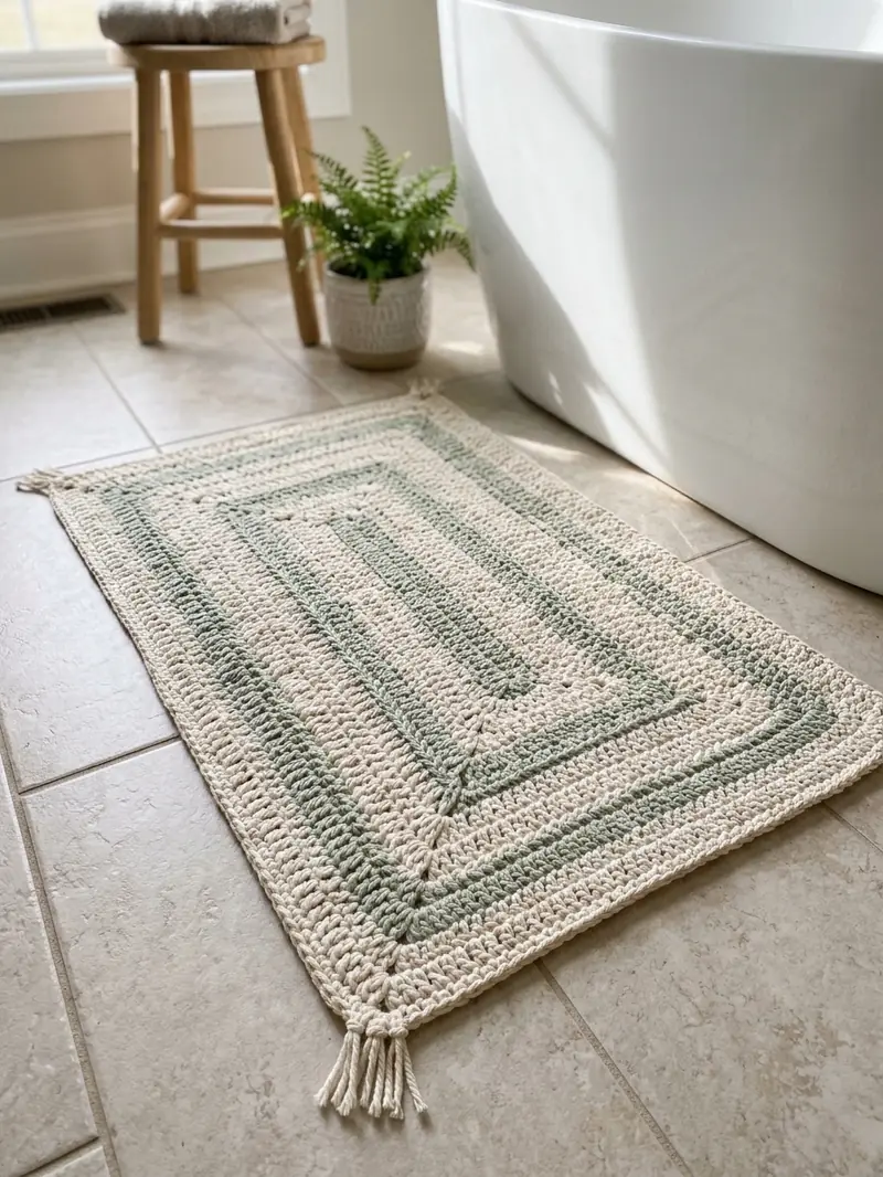 Crochet Bath Mat