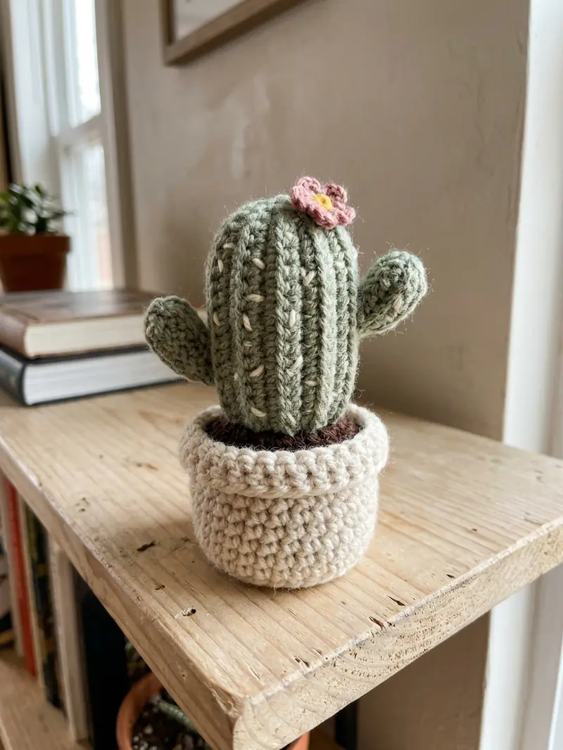 Crochet Cactus Decor