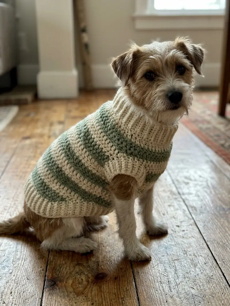 Crochet Dog Sweater