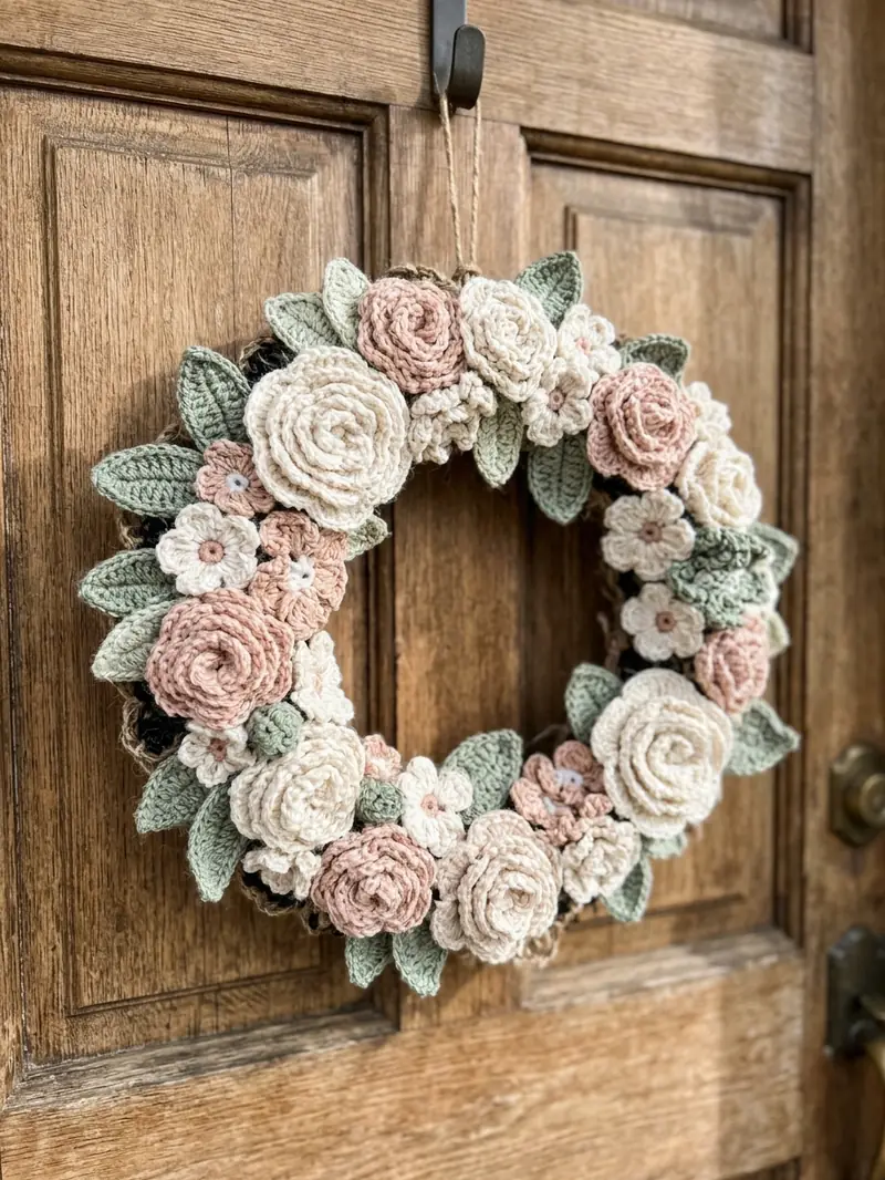 Crochet Door Wreath