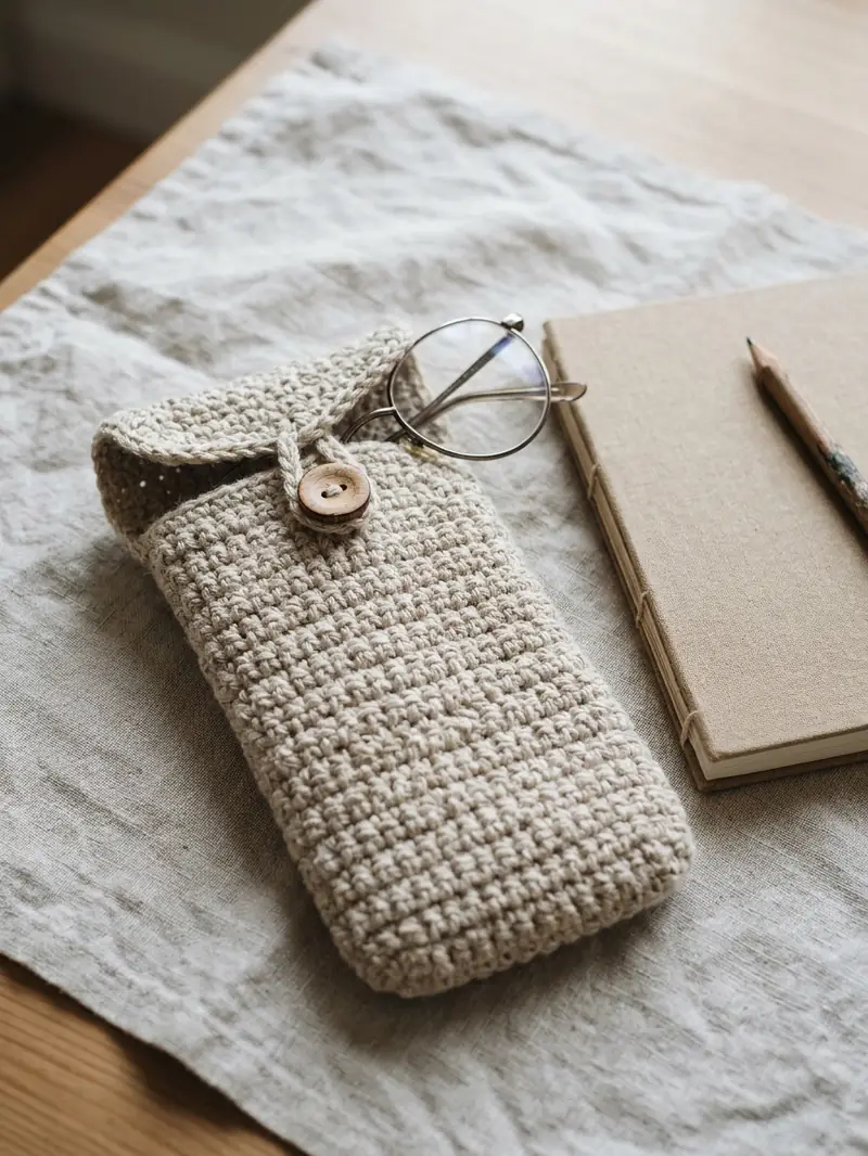 Crochet Eyeglass Case