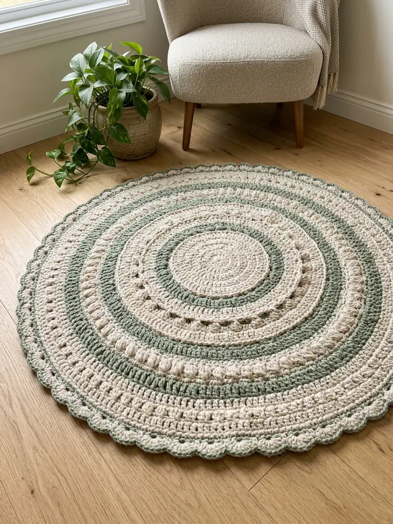 Crochet Round Rug