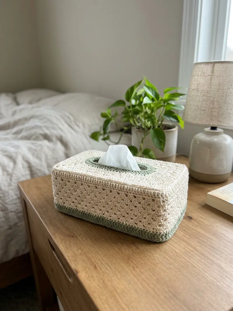 Crochet Tissue Box Cover
