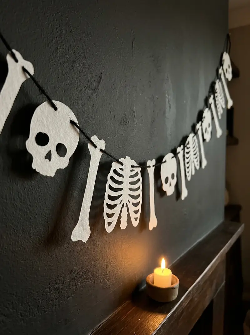 Cardstock Skeleton Garland