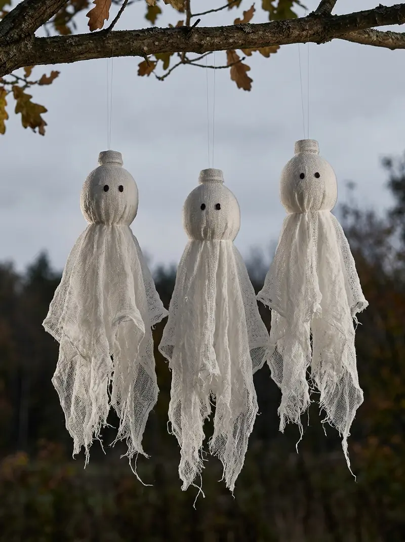 Cheesecloth Ghosts
