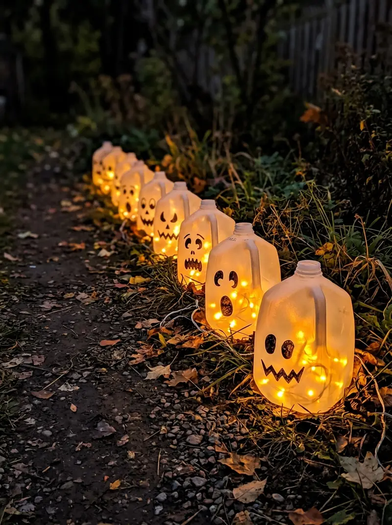 Milk Jug Ghost Lights