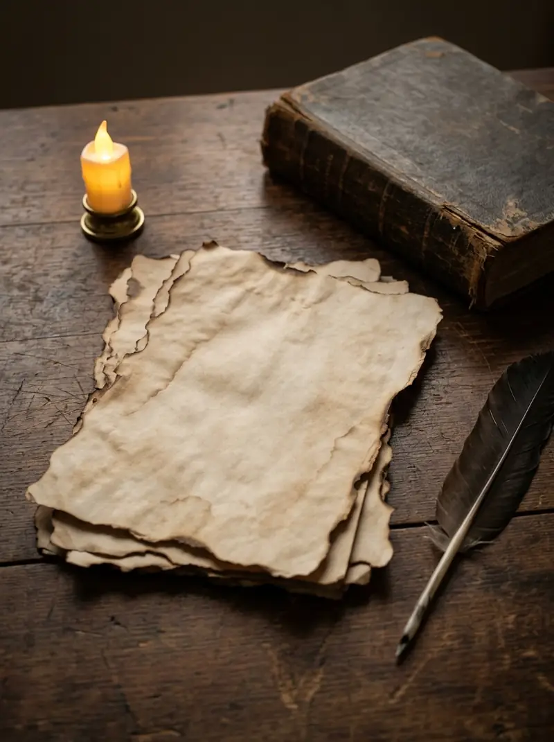 Tea-Stained Spellbook Pages