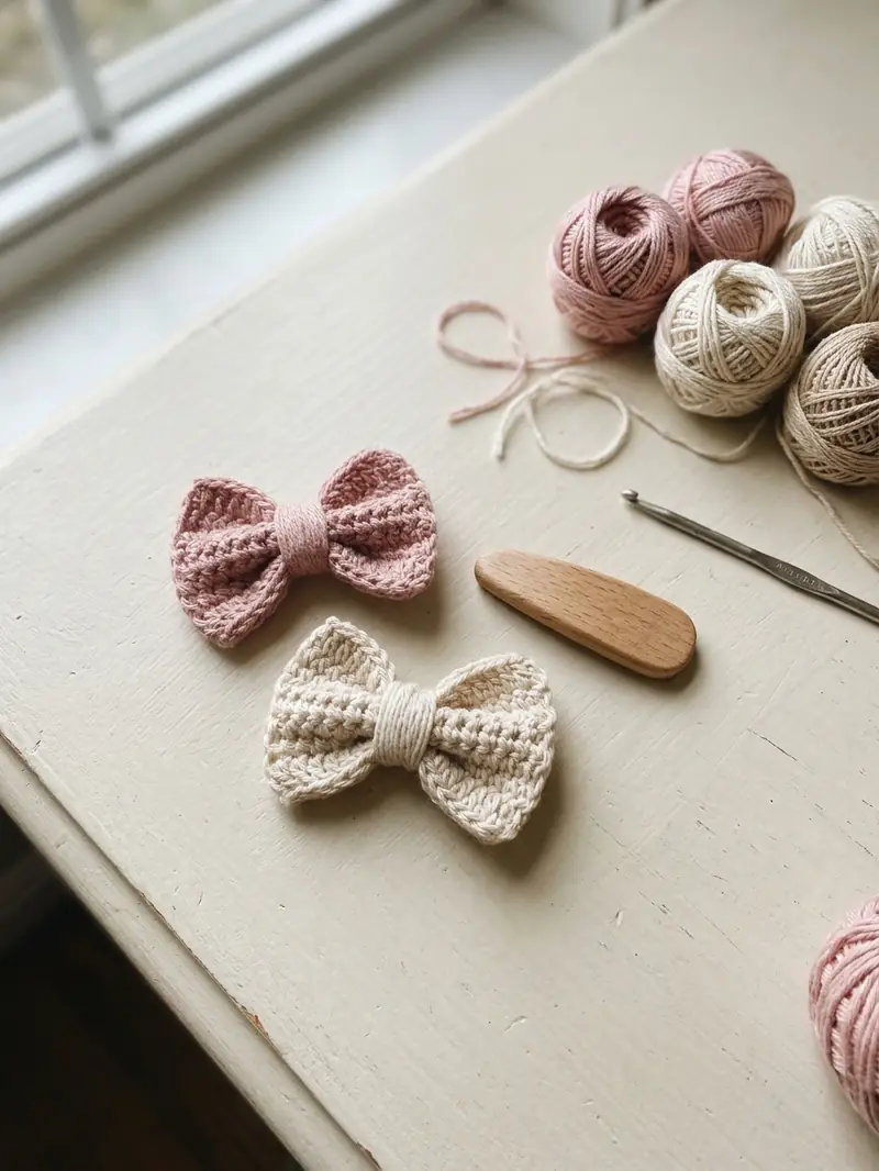Crochet Hair Bow