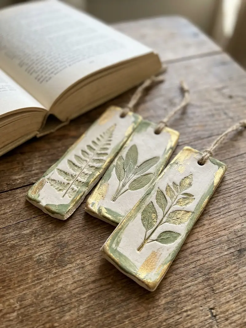 Air-Dry Clay Bookmarks