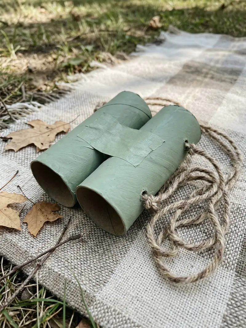 Cardboard Tube Binoculars