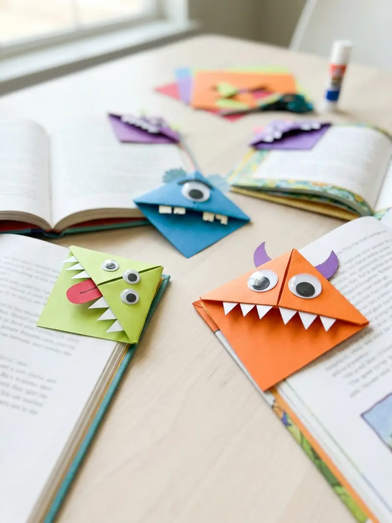 Corner Bookmark Monsters