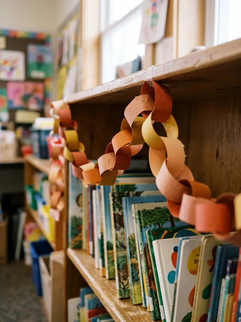Paper Chain Reading Garland