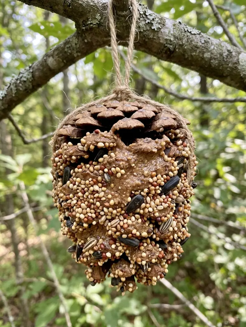 Pinecone Bird Feeders