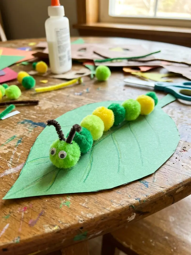 Pom-Pom Caterpillars