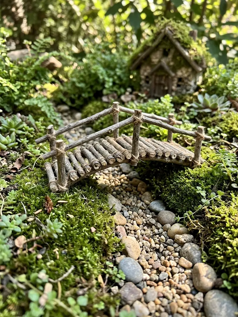 Miniature Fairy Garden Bridge