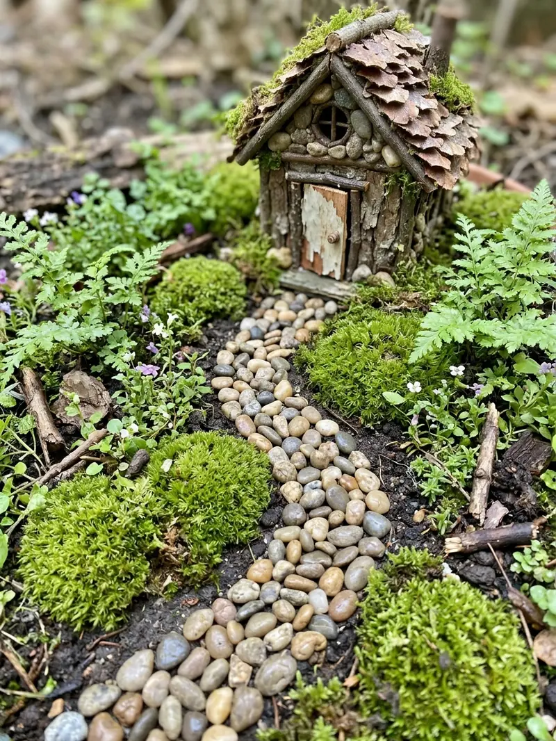 Pebble Fairy Garden Pathway