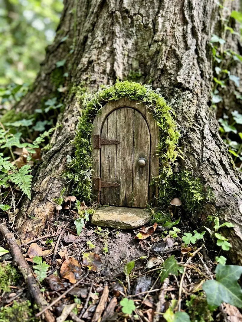 Tiny Fairy Door for a Tree