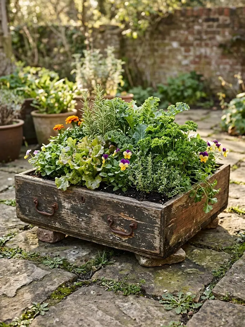 Old Drawer Garden Planter