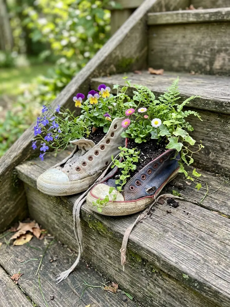 Old Shoe Planters