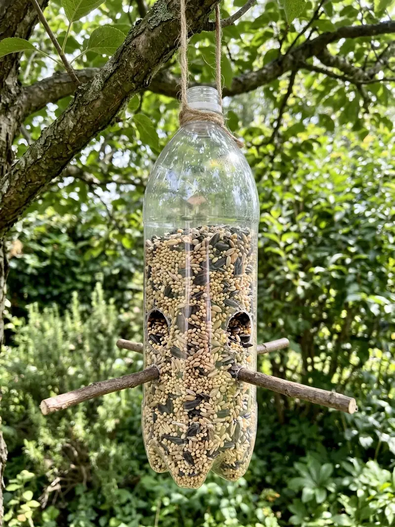 Plastic Bottle Bird Feeder