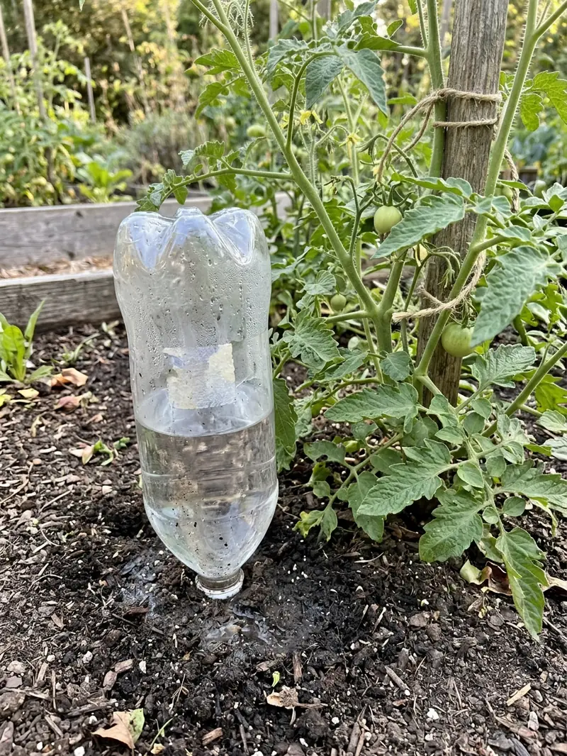 Plastic Bottle Drip Watering System