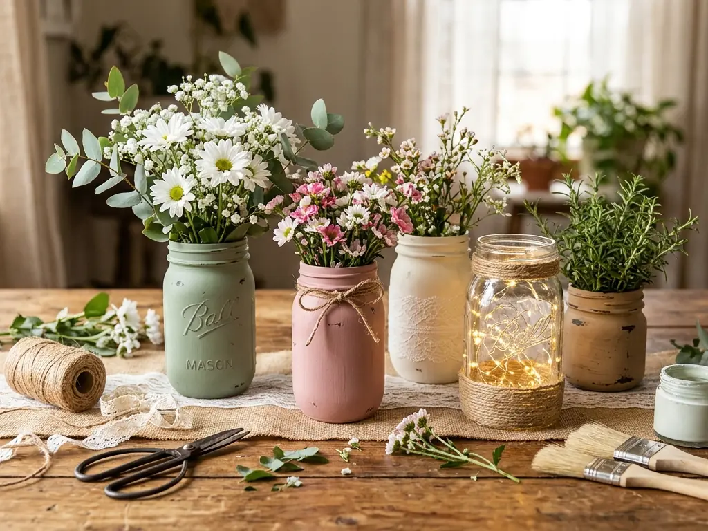 Mason Jar Crafts for Home Decor