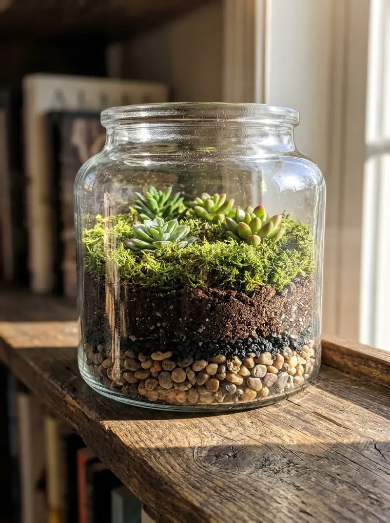Faux Terrarium Displays