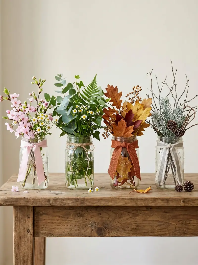 Mason Jar Seasonal Decor