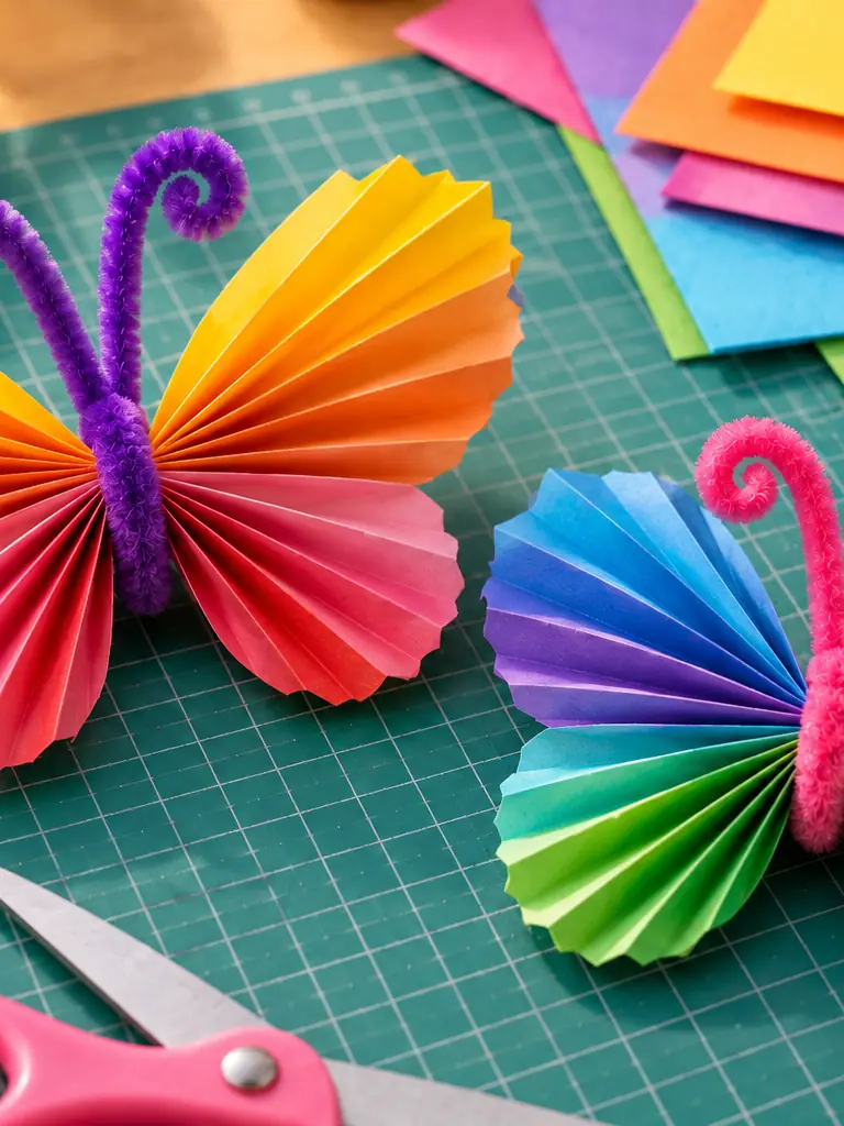 Accordion Paper Butterflies