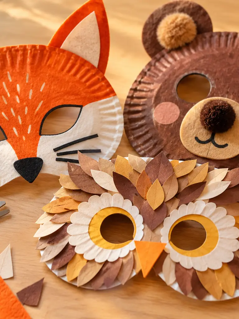 Paper Plate Animal Masks